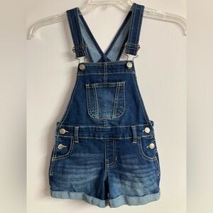 Jordache Girl’s Shortalls/Bibs/Denim Overalls, 6-6x, Faded Blue, Activewear